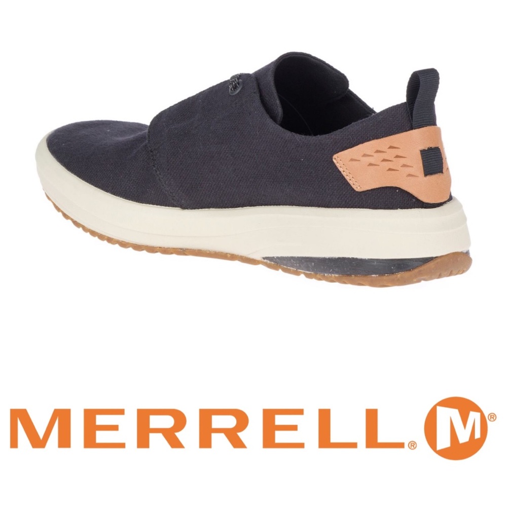 Men’s Merrell Gridway Hightop Blue Canvas Sneakers. Vibram. Navy Blue, size 7